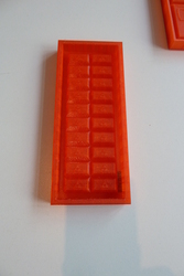 3D-printed chocolate bar